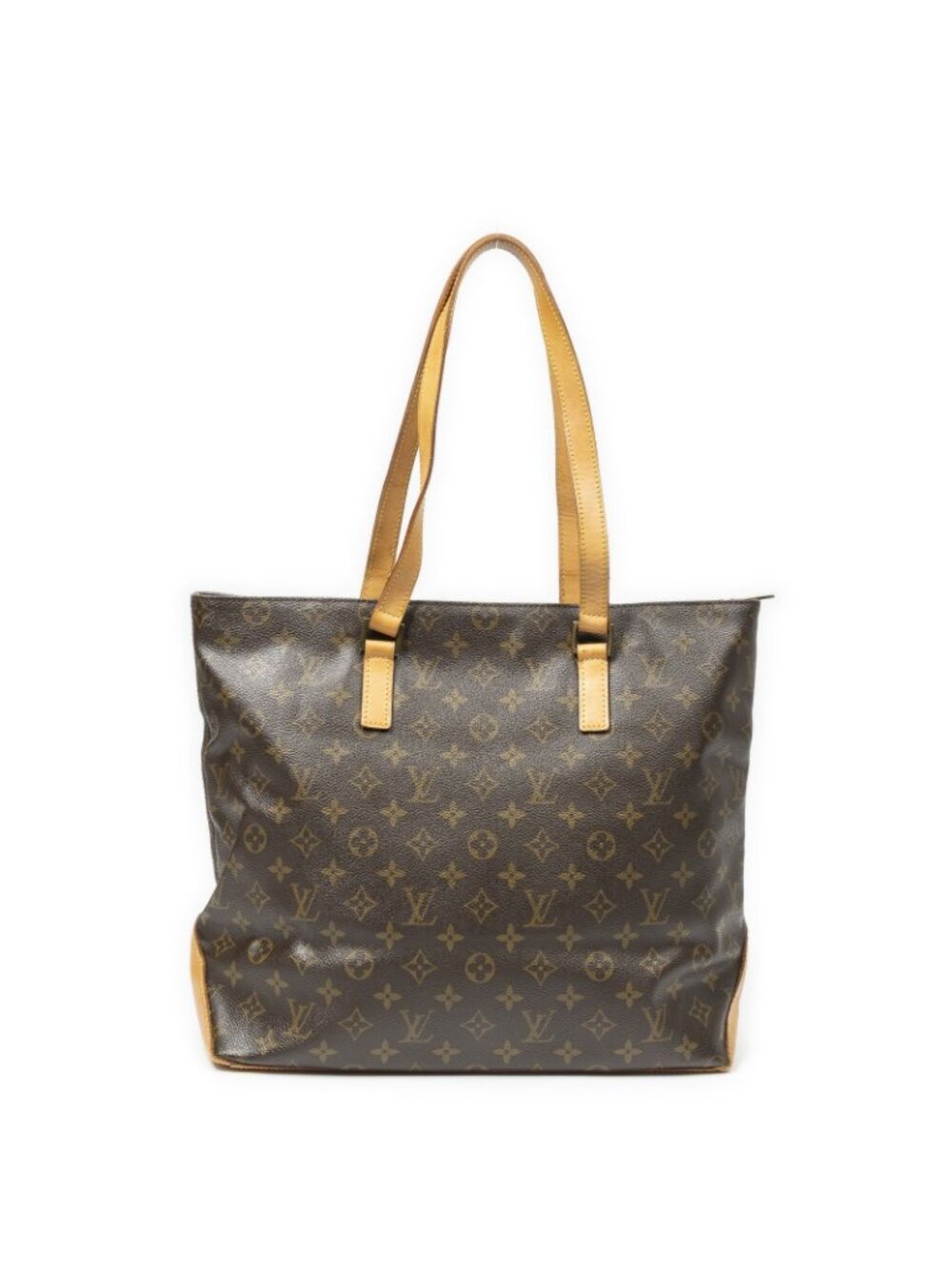 Louis Vuitton Cabas Mezzo Brown Monogram Canvas Tote Bag - Picture 5 of 10